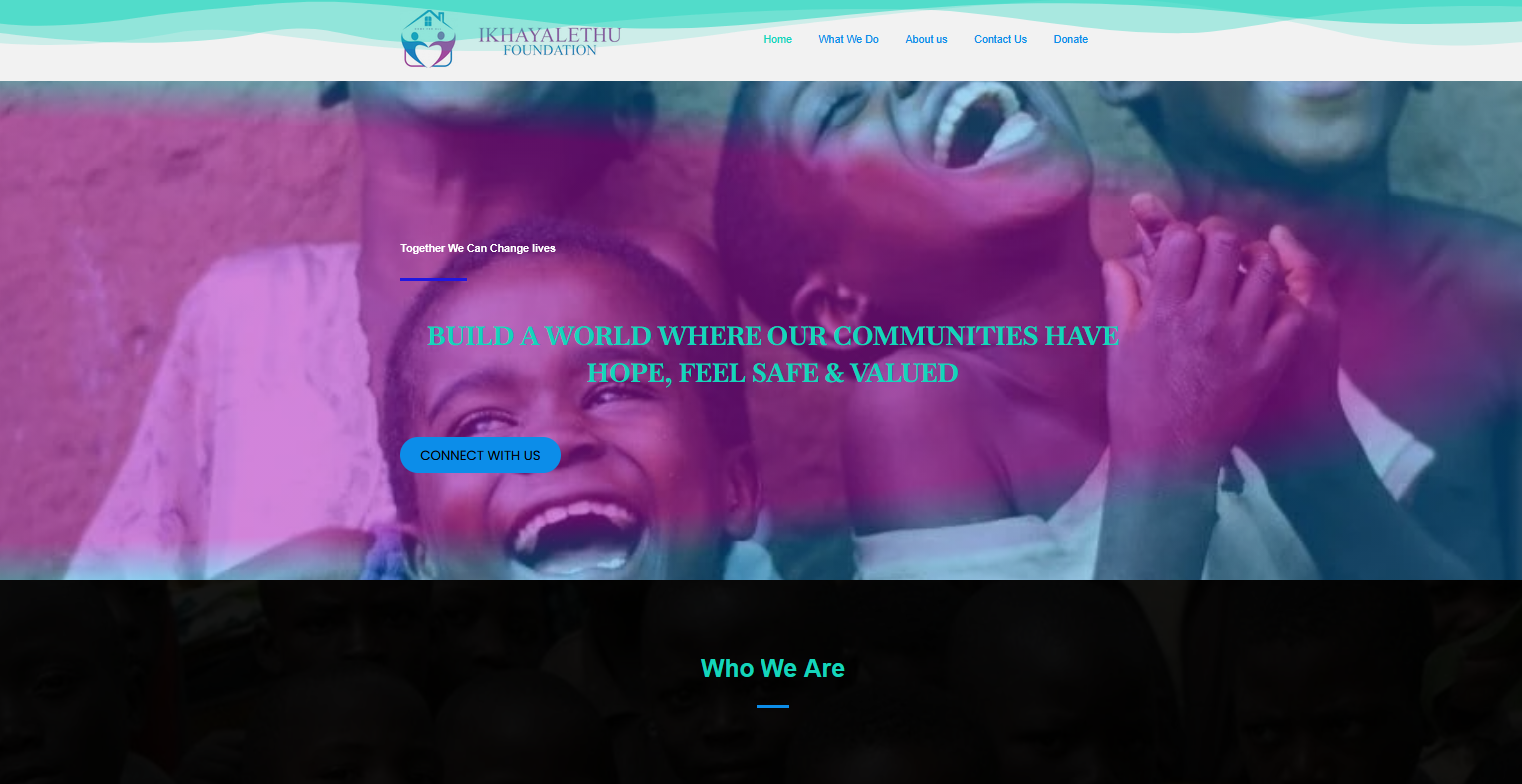 Ikhayalethu Foundation website preview