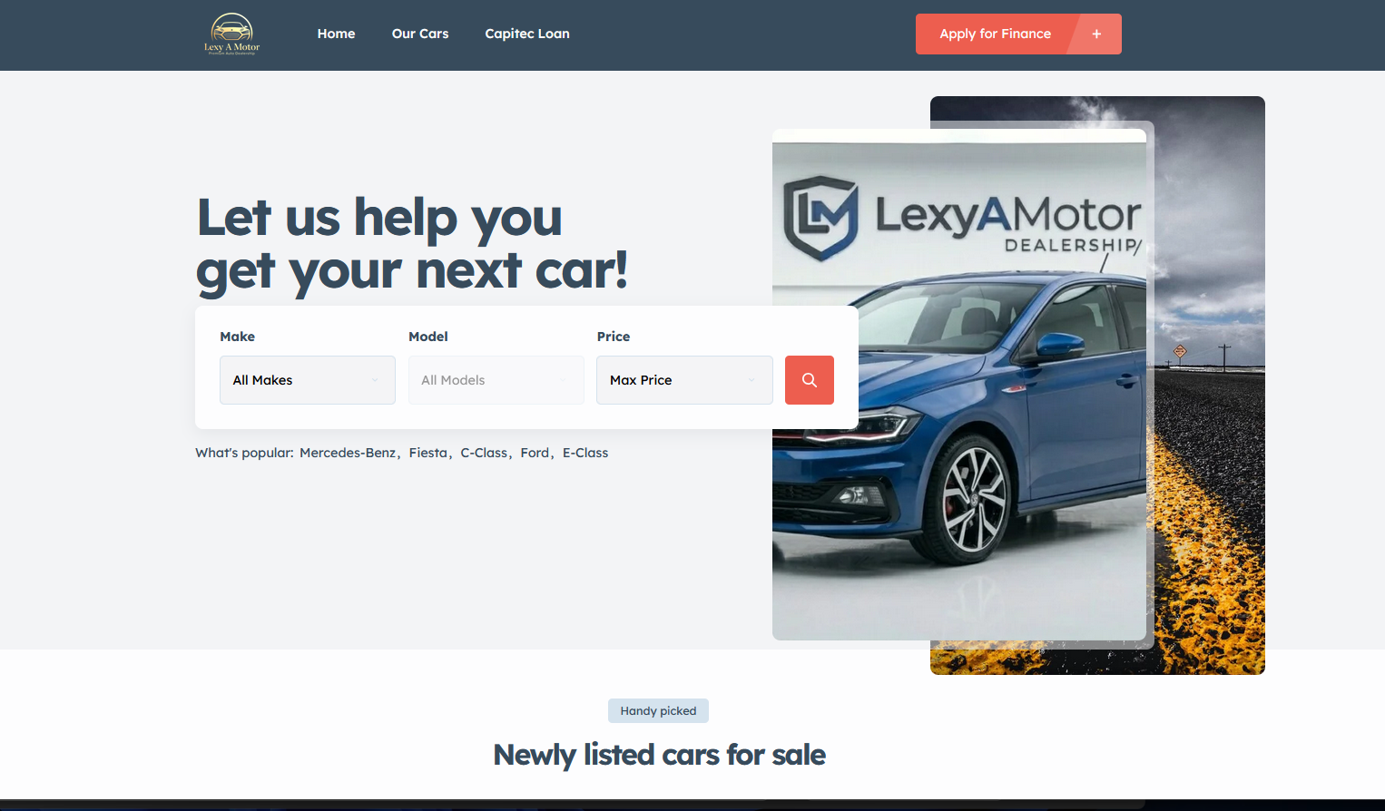 LexyAMotor website preview