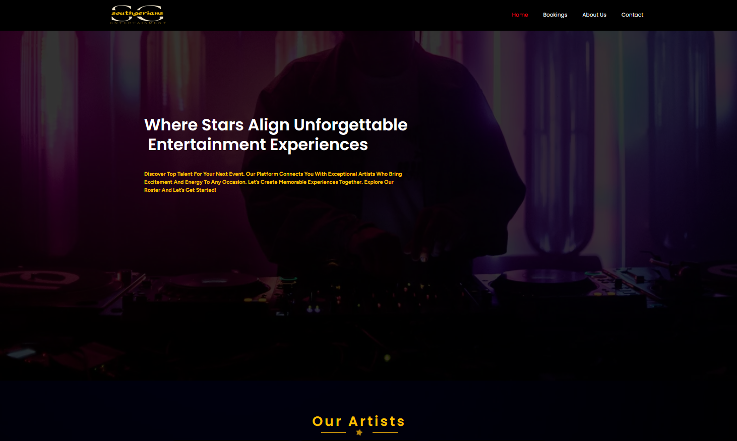 Southgerians website preview